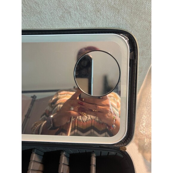 LED mirror cosmetic case -Pink- NEW - Picture 4 of 10